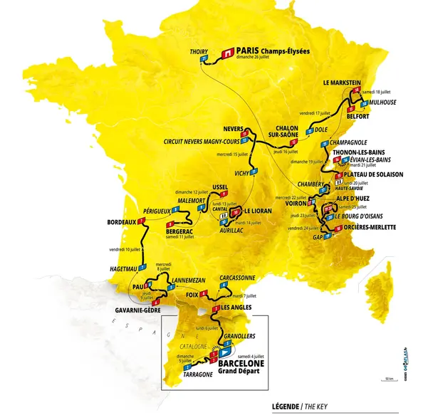 TDF Carte 2026